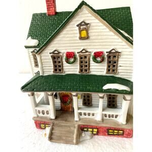 Lemax handpeinted Peppermint Porch Day Care" or a similar building  Dickensvale